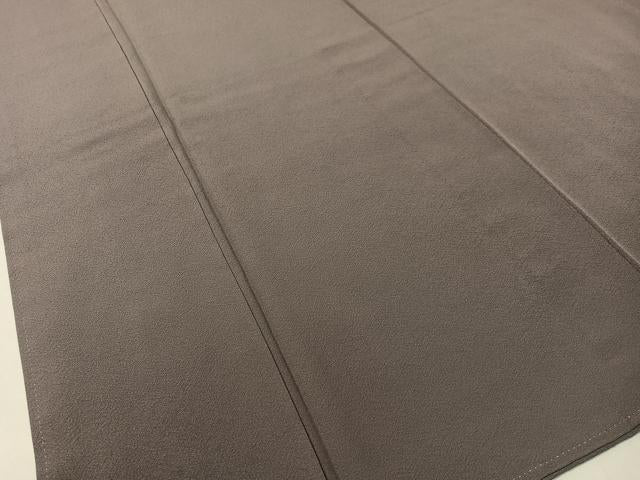 平和屋着物●上質な色無地　紫鼠色　正絹　逸品　未使用　CABC9778vp