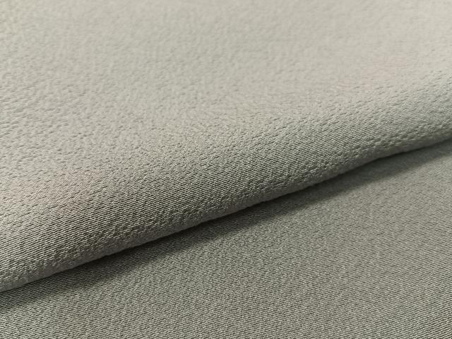 平和屋着物●上質な色無地 灰青色 正絹 逸品 CABC9781vp