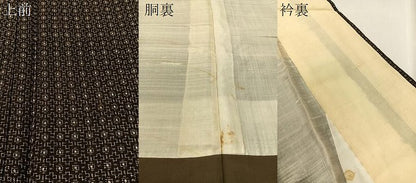 平和屋着物●本場大島紬　西郷絣　吉祥文　正絹　逸品　CABC9783vp