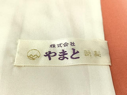 平和屋着物●訪問着　作家物　紬地　ろうけつ染め　遠山霞文　金彩　やまと誂製　正絹　逸品　未使用　CABC9786vp