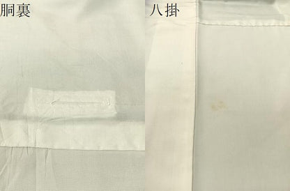 平和屋着物●上質な小紋　花絵皿文　鬼しぼ縮緬　正絹　逸品　CABC9787vp