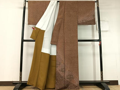 平和屋着物●訪問着　更紗唐草吉祥文　正絹　逸品　CABC9790vp
