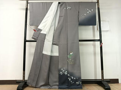 平和屋着物●訪問着　手描き　童子遊び　暈し染め　金銀彩　正絹　逸品　未使用　CABC9794vp