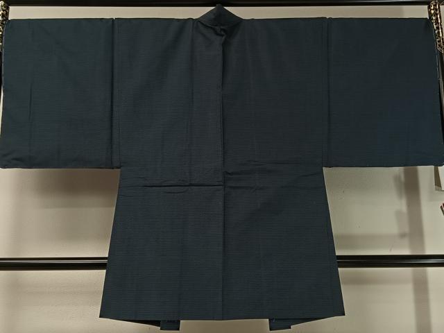 平和屋着物●男性　本場大島紬　アンサンブル　100亀甲　総詰め　正絹　逸品　未使用　CABC9797vp