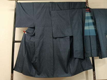 平和屋着物●男性　本場大島紬　アンサンブル　100亀甲　総詰め　正絹　逸品　CABC9800vp