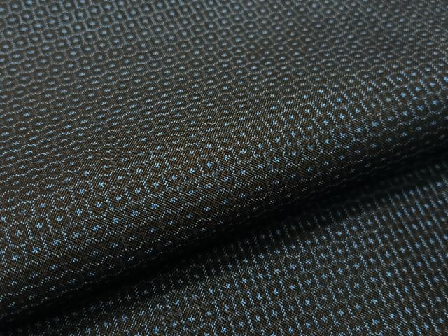 平和屋着物●男性　本場大島紬　アンサンブル　100亀甲　総詰め　正絹　逸品　CABC9800vp
