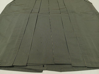 平和屋着物●男性　馬乗り袴　縞　正絹　逸品　CABC9813vp