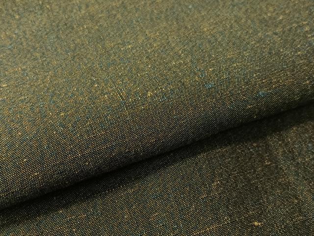 平和屋着物●結城紬 おく玉謹製 霞文 証紙付き ロング丈 正絹 逸品 未使用 CABC9818vp