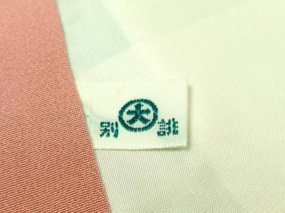 平和屋着物●小千谷紬　番傘　大丸扱い　正絹　逸品　CABC9819vp