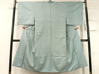 平和屋着物●男性　小紋　舞桜　胴抜き仕立て　洗える着物　CABC9826vp