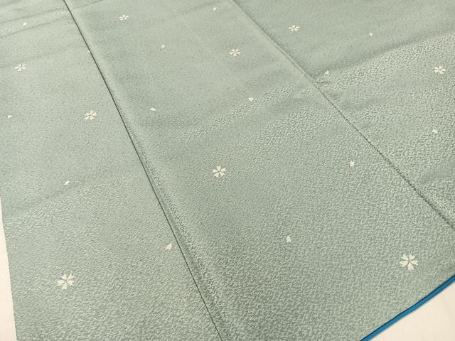 平和屋着物●男性　小紋　舞桜　胴抜き仕立て　洗える着物　CABC9826vp