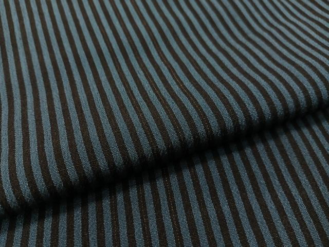 平和屋着物●男性　お召　縞　正絹　逸品　未使用　CABC9827vp