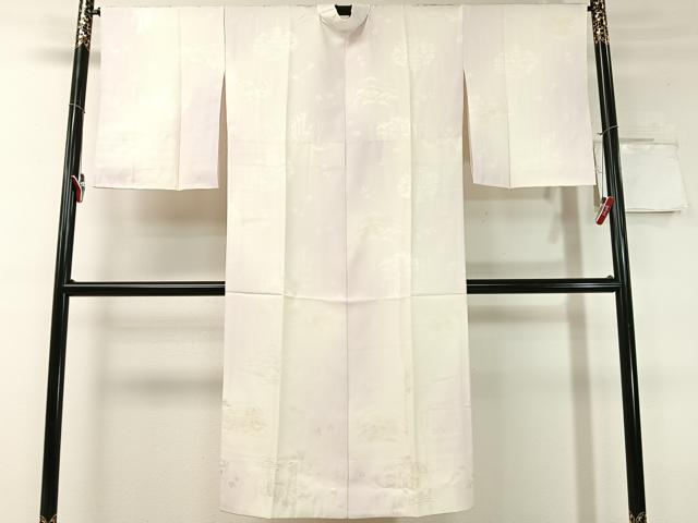 平和屋着物●長襦袢　袷　龍道華彩　名所風景地紋　暈し染め　正絹　逸品　未使用　CABC9828vp