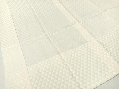 平和屋着物●長襦袢　無双仕立て　鱗地紋　胡粉色　正絹　逸品　未使用　CABC9830vp