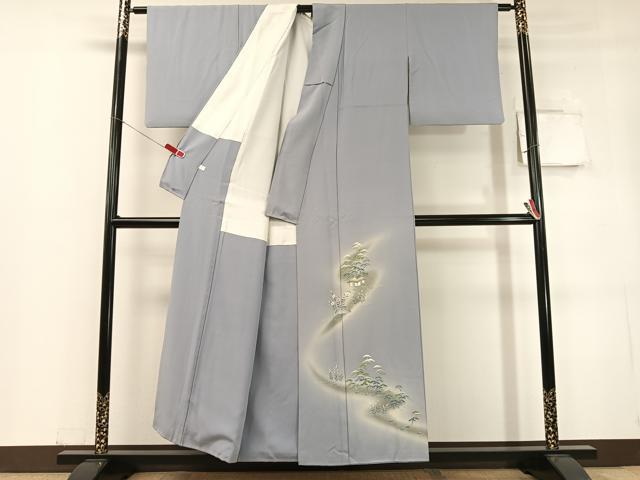 平和屋着物●京友禅の人間国宝　上野為二　色留袖　風景花文　暈し染め　正絹　逸品　CABC9831vp