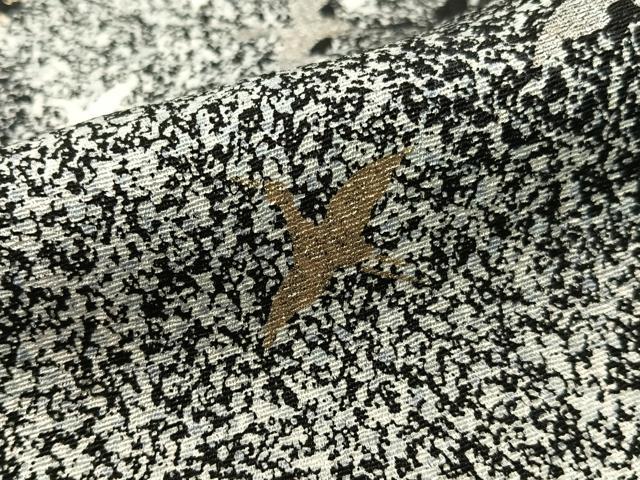 平和屋着物●訪問着 群れ鶴 たたき染め 金銀彩 ロング丈 正絹 逸品 CABC9832vp