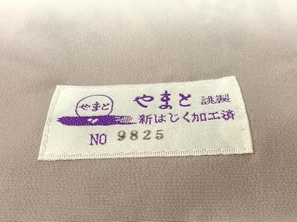 平和屋着物●上質な小紋　鬘帯花蝶文　金彩　やまと誂製　正絹　逸品　未使用　CABC9834vp