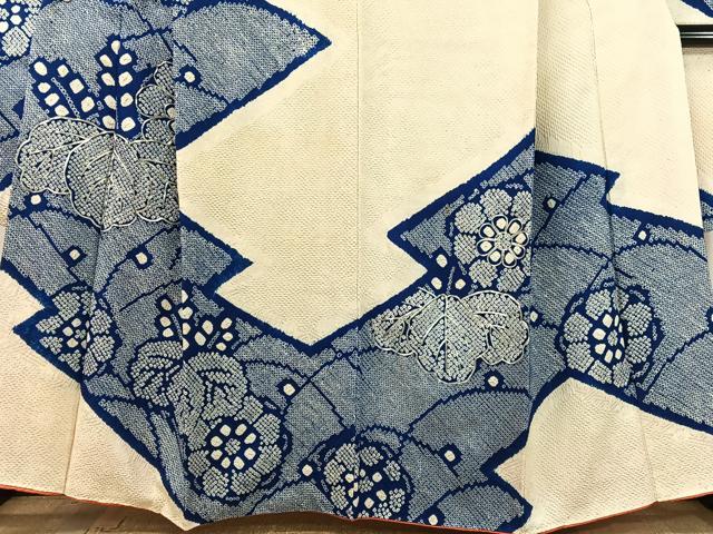平和屋着物●豪華振袖 総絞り 駒刺繍 吉祥桐花文 正絹 逸品 CABC9835vp