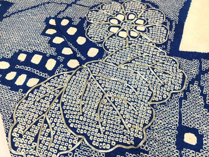 平和屋着物●豪華振袖 総絞り 駒刺繍 吉祥桐花文 正絹 逸品 CABC9835vp