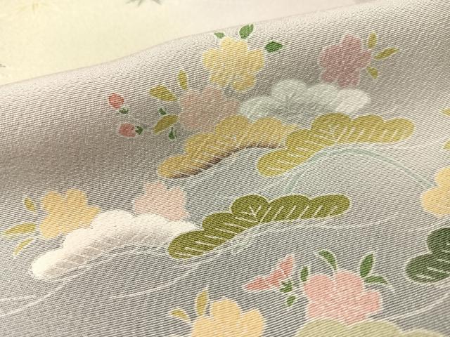 平和屋着物●訪問着　友禅　作家物　名所風景文　暈し染め　正絹　逸品　CABC9851vp