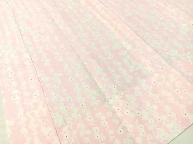 平和屋着物●長襦袢　無双仕立て　枝梅文　洗える着物　未使用　CABC9860vp