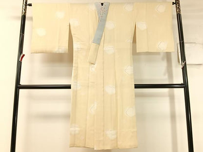 平和屋着物●長襦袢　無双仕立て　舞花文　暈し染め　半衿刺繍　洗える着物　CABC9868vp