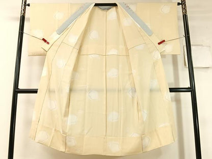 平和屋着物●長襦袢　無双仕立て　舞花文　暈し染め　半衿刺繍　洗える着物　CABC9868vp