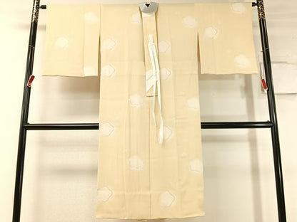 平和屋着物●長襦袢　無双仕立て　舞花文　暈し染め　半衿刺繍　洗える着物　CABC9868vp