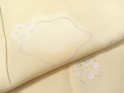 平和屋着物●長襦袢　無双仕立て　舞花文　暈し染め　半衿刺繍　洗える着物　CABC9868vp