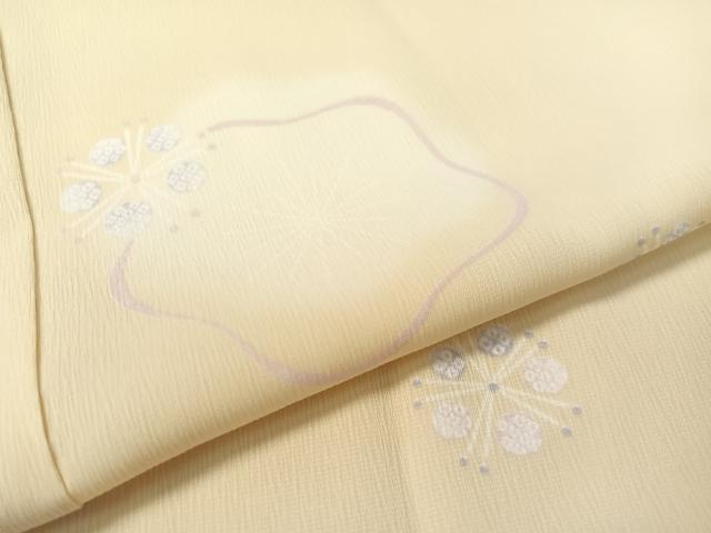 平和屋着物●長襦袢　無双仕立て　舞花文　暈し染め　半衿刺繍　洗える着物　CABC9868vp