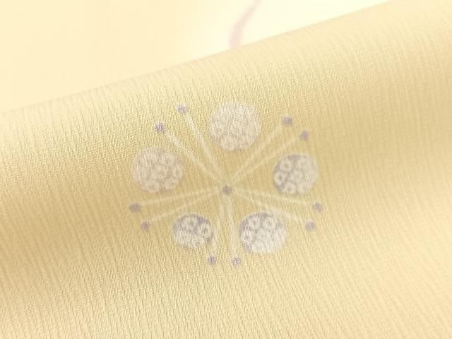 平和屋着物●長襦袢　無双仕立て　舞花文　暈し染め　半衿刺繍　洗える着物　CABC9868vp