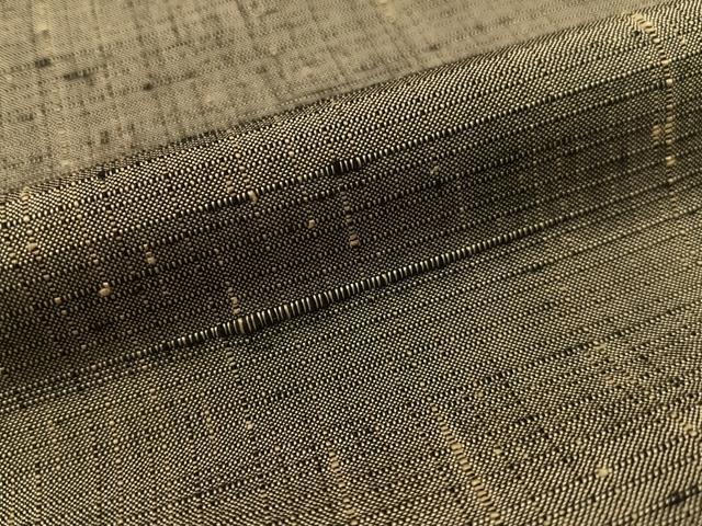 平和屋着物●男性　紬　アンサンブル　霞文様　正絹　逸品　CABC9870vp
