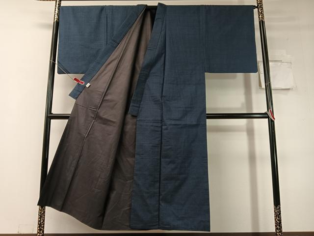 平和屋着物●男性　本場大島紬　アンサンブル　100亀甲　総詰め　正絹　逸品　CABC9871vp