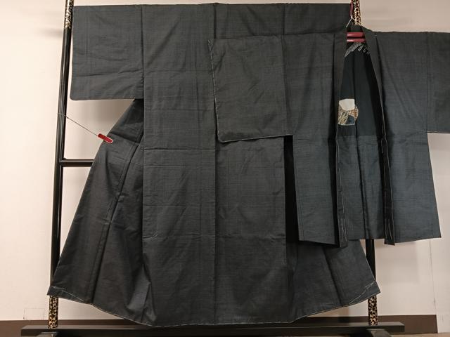 平和屋着物●男性　本場大島紬　アンサンブル　100亀甲　総詰め　正絹　逸品　未使用　CABC9872vp