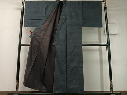 平和屋着物●男性　本場大島紬　アンサンブル　100亀甲　総詰め　正絹　逸品　未使用　CABC9872vp