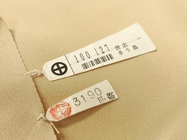平和屋着物●色留訪問着　総刺繍　駒刺繍　繍逸　虫　大名行列　金銀糸　仮絵羽　正絹　逸品　未使用　CABC9912vp