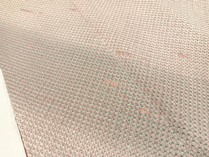 平和屋着物●訪問着　総絞り　斜線文　ロング丈　正絹　逸品　CABC9925vp