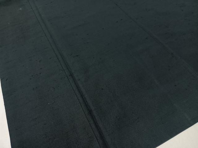 平和屋着物▼男性 ひげ紬 濃藍色 正絹 逸品 CABC9954vp