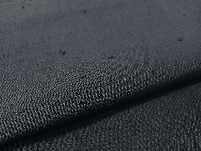 平和屋着物▼男性 ひげ紬 濃藍色 正絹 逸品 CABC9954vp