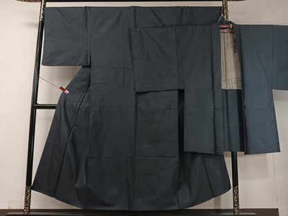 平和屋着物●男性　本場大島紬　アンサンブル　150亀甲　総詰め　正絹　逸品　CABC9960vp