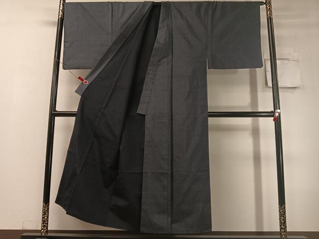 平和屋着物●男性　本場大島紬　アンサンブル　150亀甲　総詰め　正絹　逸品　CABC9960vp
