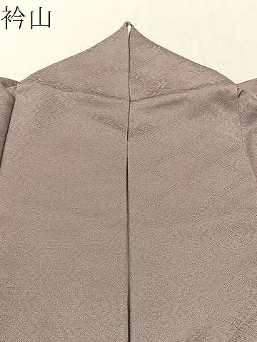 平和屋着物●上質な色無地　花菱地紋　浅紫色　正絹　逸品　CABC9970vp