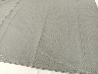 平和屋着物●訪問着　絞り　刺繍　流水箔散らし　金彩　正絹　逸品　CABC9974vp