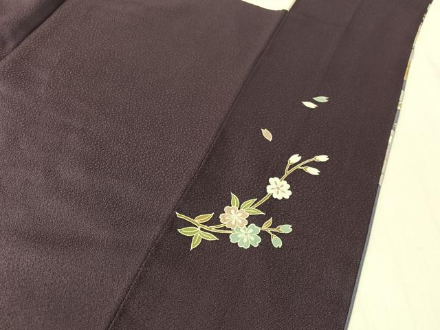 平和屋着物●訪問着　鬘帯花文　暈し染め　金彩　正絹　逸品　CABC9980vp