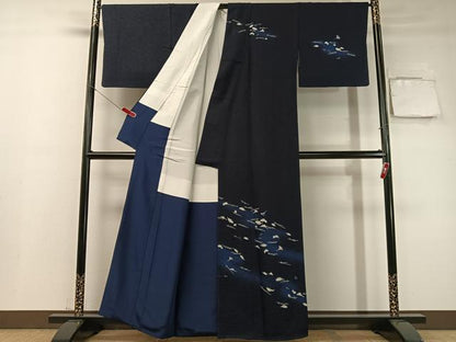 平和屋着物●訪問着　刺繍　吹寄せ文　暈し染め　正絹　逸品　CABC9982vp