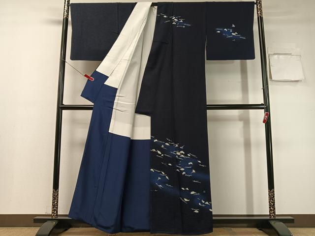 平和屋着物●訪問着　刺繍　吹寄せ文　暈し染め　正絹　逸品　CABC9982vp