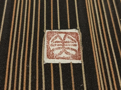 平和屋着物●中国三大刺繍　総相良刺繍　訪問着　作家物　吉祥文様　黒地　金糸　正絹　逸品　CABC9990vp