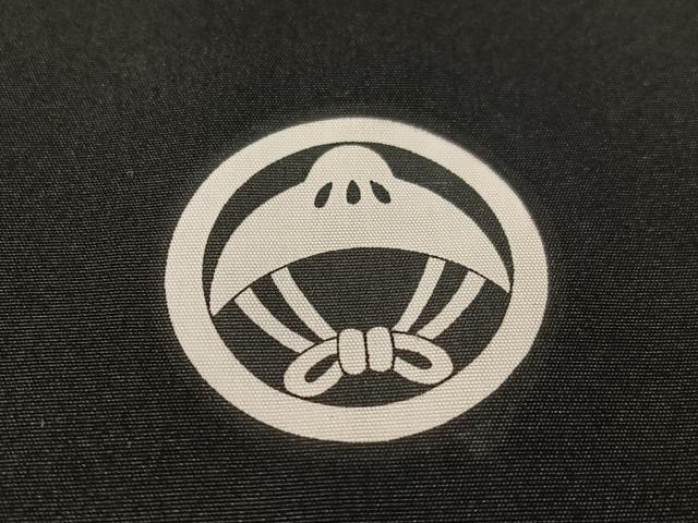 平和屋着物●男性　黒紋付　正絹　逸品　未使用　CABC9995vp