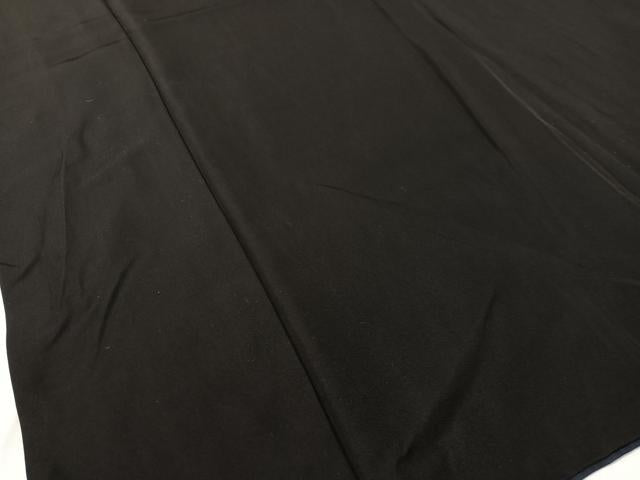 平和屋着物●男性　黒紋付　正絹　逸品　未使用　CABC9995vp