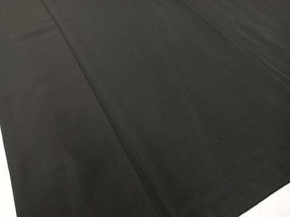 平和屋着物●男性　黒紋付　正絹　逸品　CABC9996vp